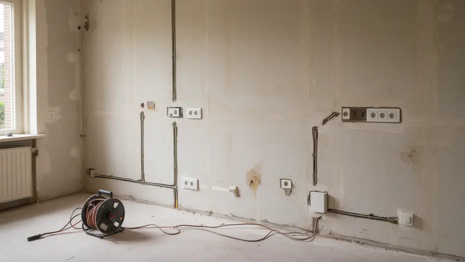 Stopcontacten en elektra aanleggen