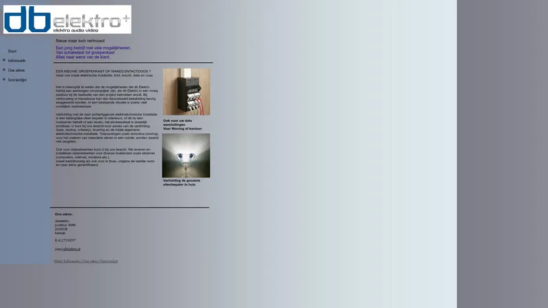 Website van db elektro