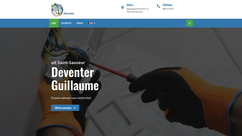 Website van Deventer Guillaume