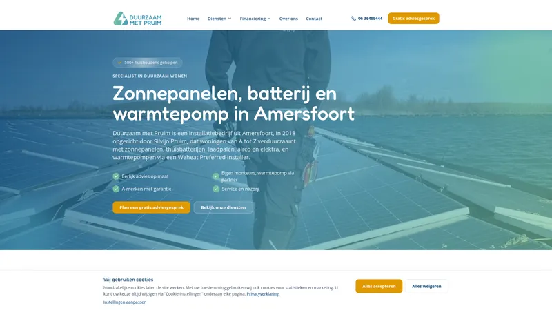 Website van Duurzaam met Pruim