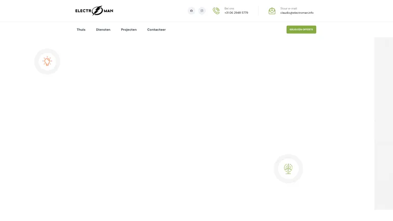 Website van Electroman