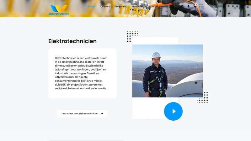 Website van Electrotechnicien