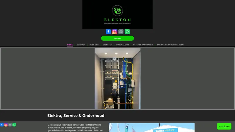 Website van Elekton