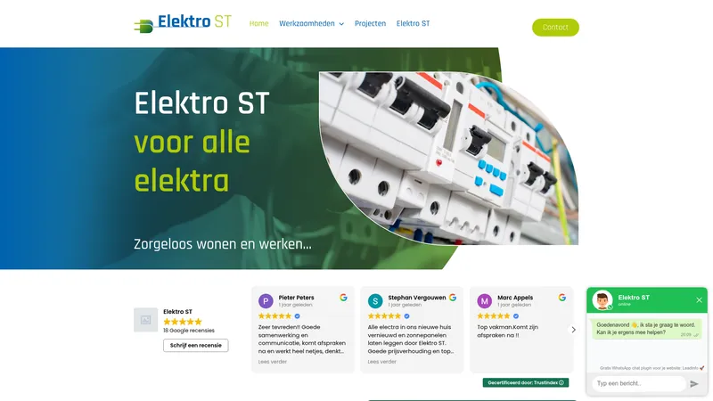 Website van Elektro ST