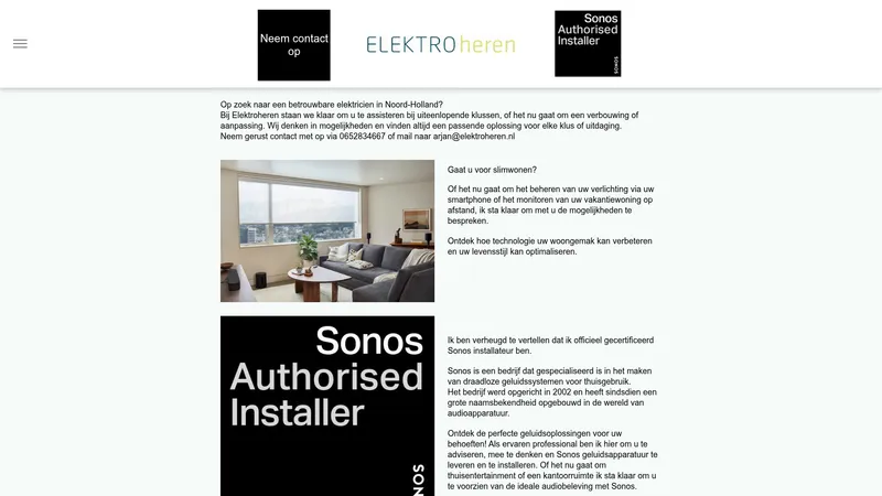 Website van Elektroheren