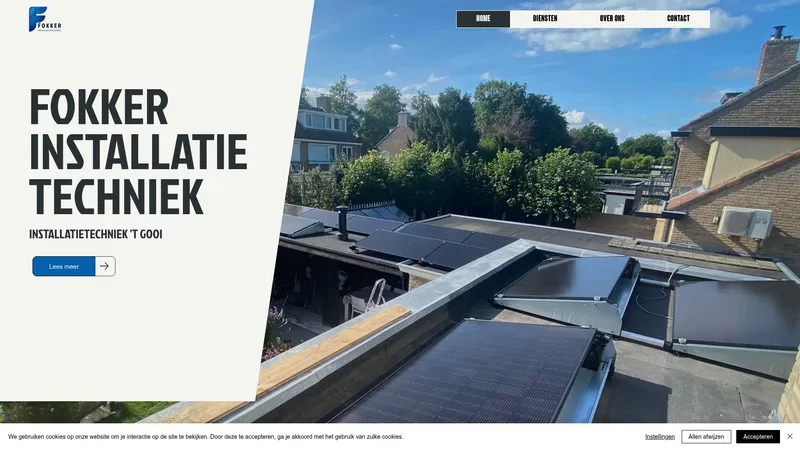 Website van Fokkerinstallatietechniek