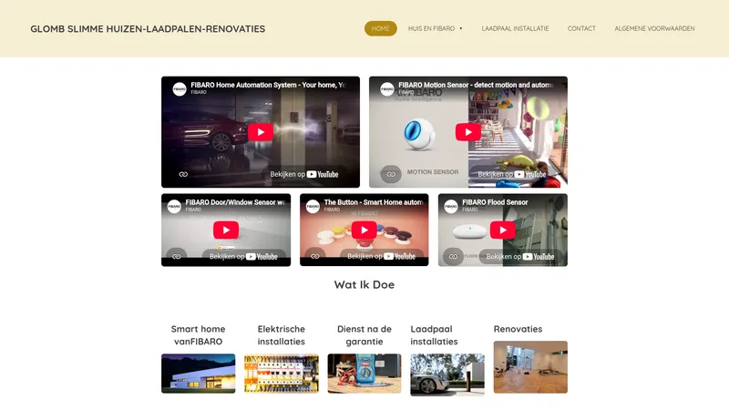 Website van Glomb