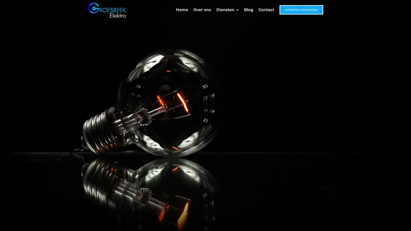 Website van Groesbeek Elektro B.V.