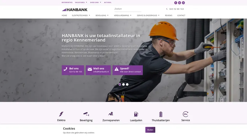 Website van HANBANK