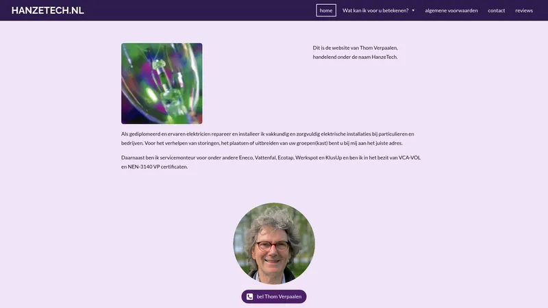 Website van HanzeTech