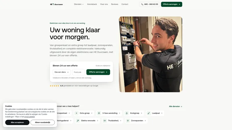 Website van HE Duurzaam