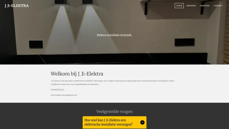 Website van J_E-Elektra