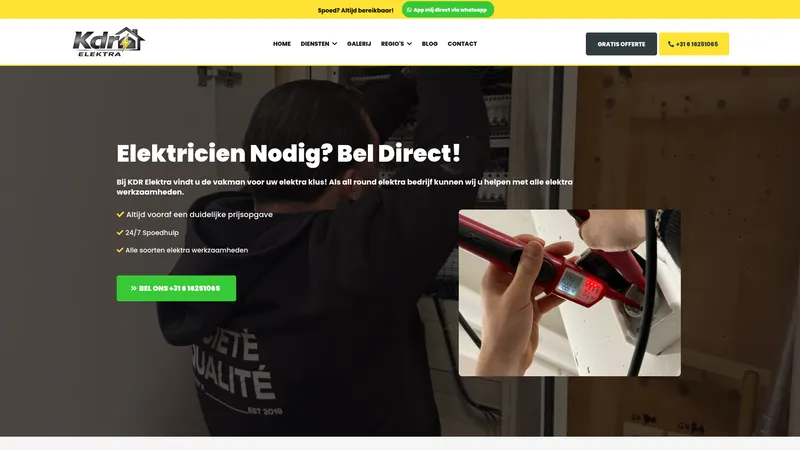Website van Kdr elektra
