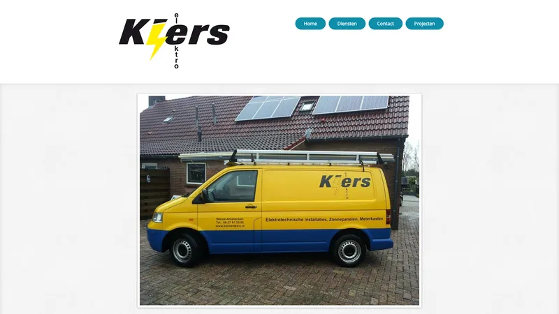 Website van Kiers Elektro