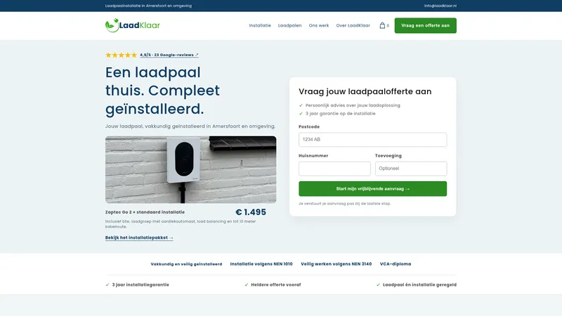 Website van LaadKlaar