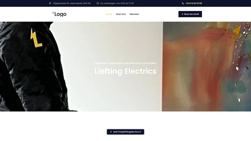 Website van Liefting Electrics