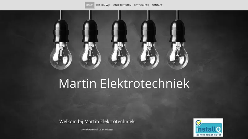 Website van Martin Elektrotechniek