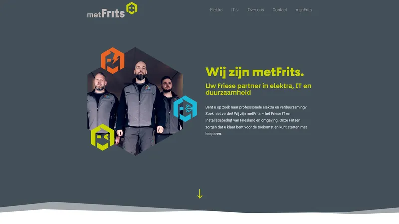 Website van metFrits