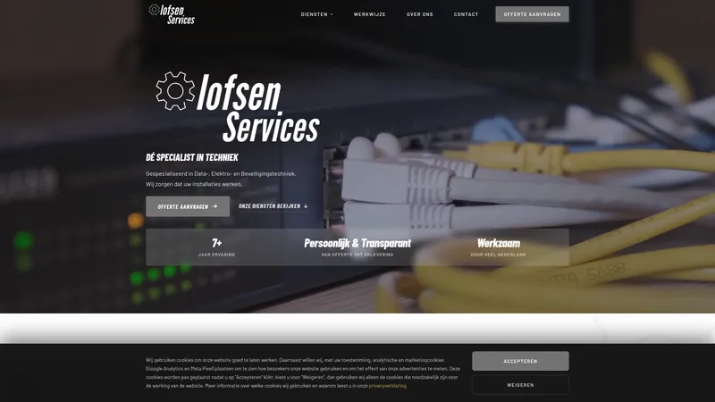 Website van Olofsen Services