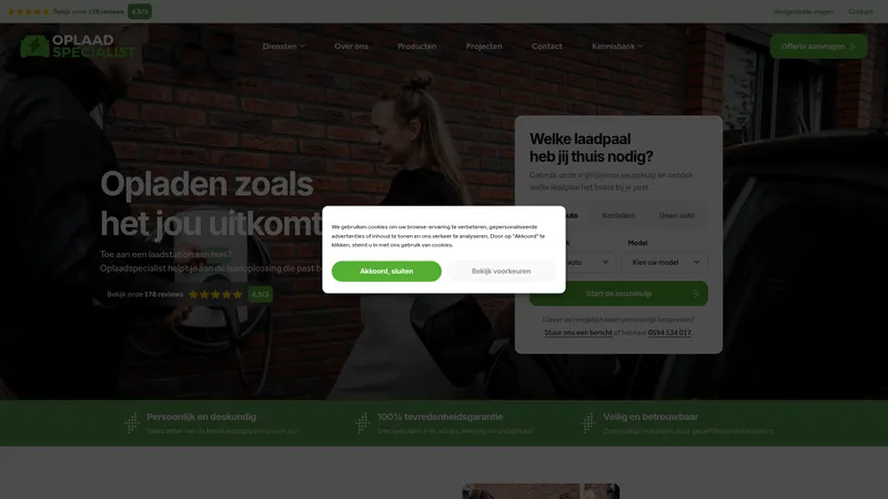 Website van Oplaadspecialist