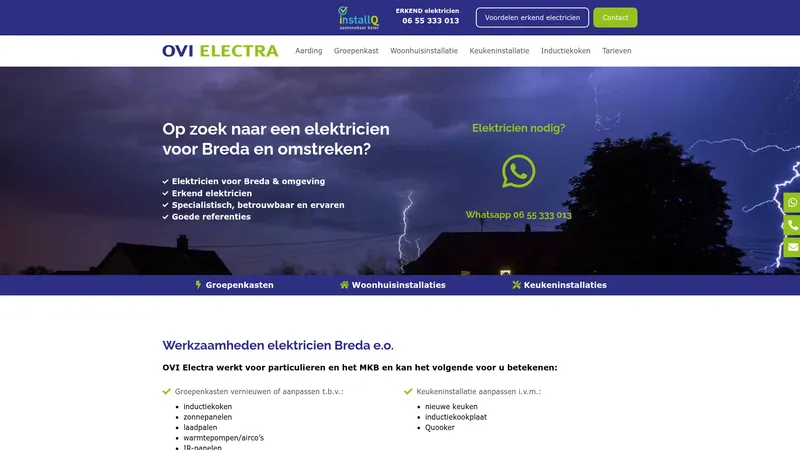Website van OVI Electra