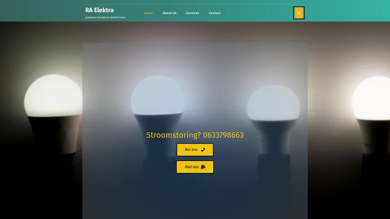 Website van RA Elektra