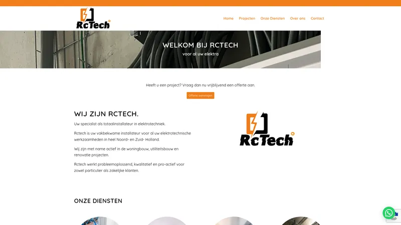 Website van Rctech