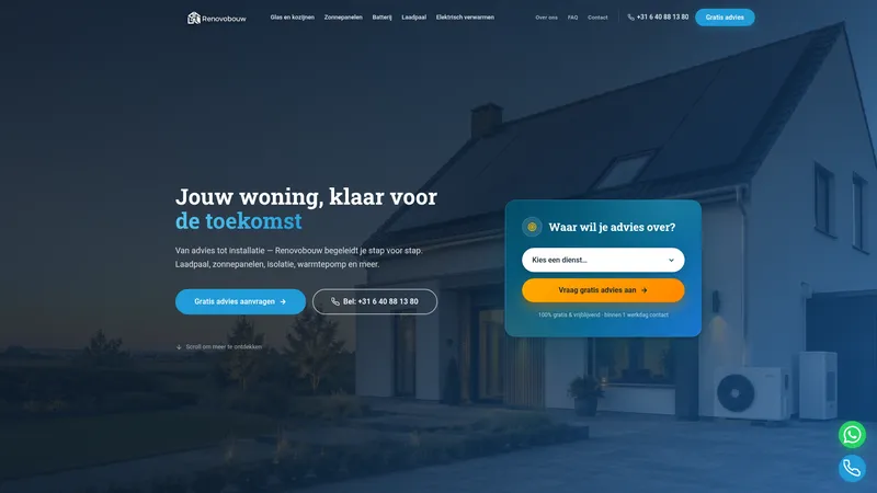 Website van Renovobouw