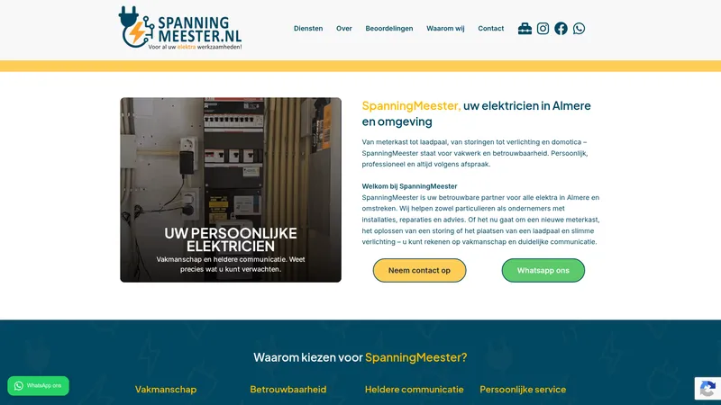 Website van SpanningMeester