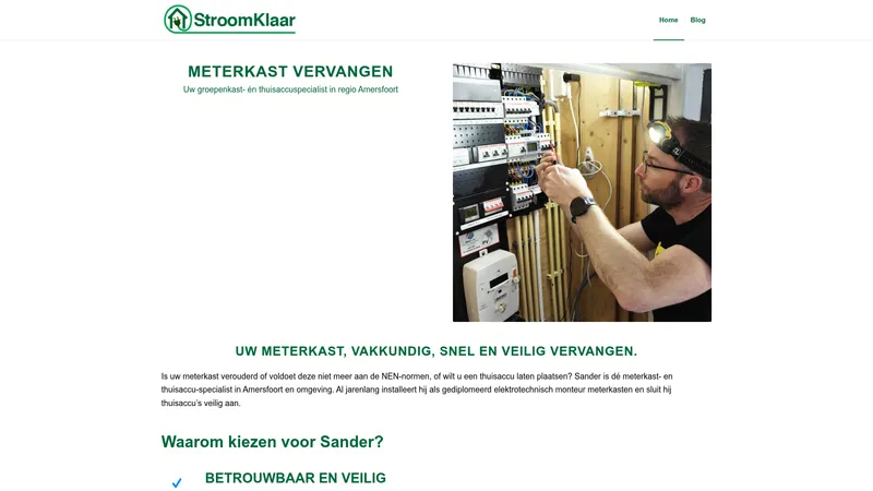 Website van Stroomklaar