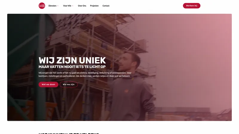 Website van WB Installatie